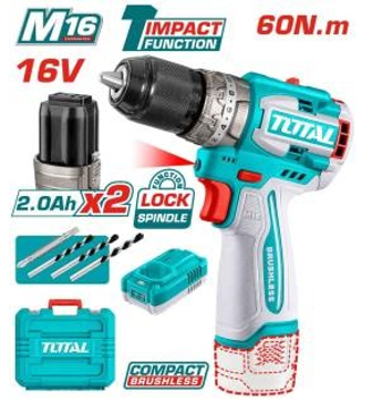 TIDLI16682   Compact Brushless Cordless Impact Drill