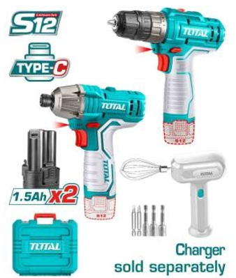 TOSLI240205   Cordless 3 Pcs combo kit
